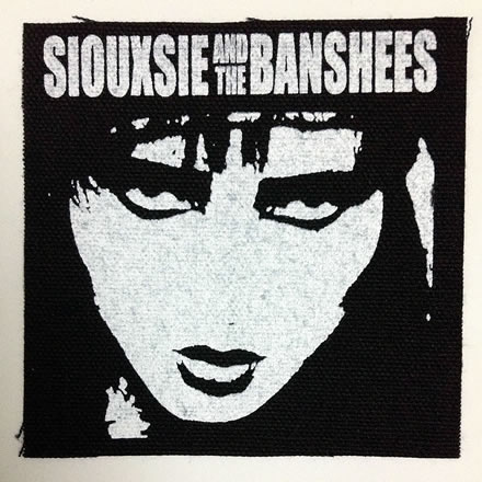 Face (フェイス) 布パッチ／Siouxsie ＆ The Banshees (スージー アンド ザ バンシーズ)【バンドグッズ（布パッチ/ワッペン）】｜最新アーティストの紹介＆音源・アーティストグッズ等個性的な音楽関連商品の通販