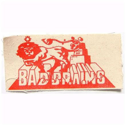 Rasta Lion Rectangle (ラスタ ライオン レクタングル) 布パッチ／BAD BRAINS (バッド ブレインズ)【バンドグッズ（布パッチ/ワッペン）】