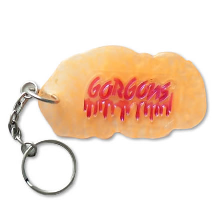 キーホルダー オレンジ×ピンク／GORGONS (ゴルゴーンズ)【バンドグッズ（キーホルダー/キーチェーン）】