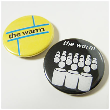 イラスト缶バッジ 2個セット／THE WARM (ザ ウォーム)【バンドグッズ（バッジ/ピン）】