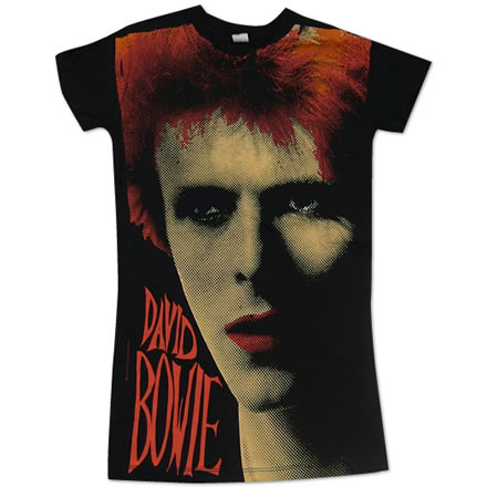 Space Oddity lady's (スペイス オディティ レディース)／DAVID BOWIE (デヴィッド ボウイ)【海外バンドTシャツ】