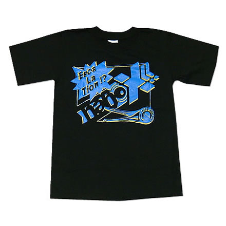 nanoX Tシャツ （青×黄のプリント）／nanoX (ナノックス)【国内バンドTシャツ】
