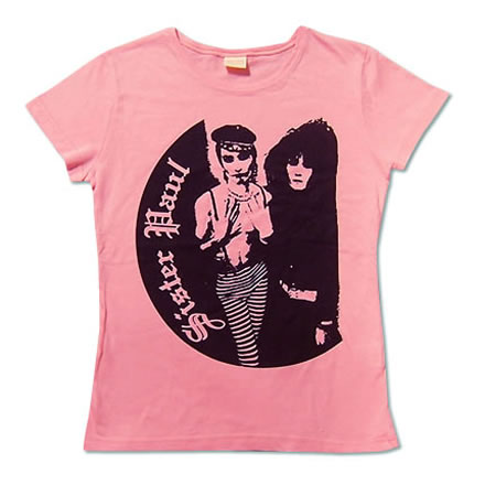 夢遊病者の夢 ピンク（ブラックプリント）／Sister Paul (シスターポール)【国内バンドTシャツ】｜最新アーティストの紹介＆音源・アーティストグッズ等個性的な音楽関連商品の通販