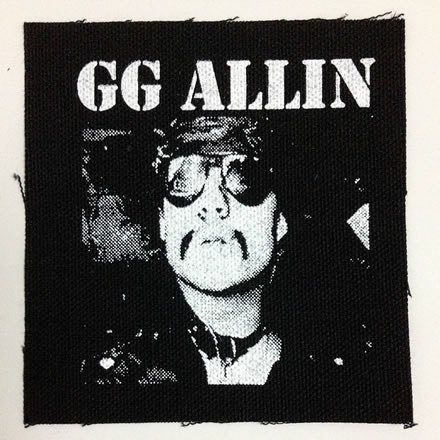 Freaks (フリークス) 布パッチ／GG Allin (ジー ジー アリン)【バンドグッズ（布パッチ/ワッペン）】