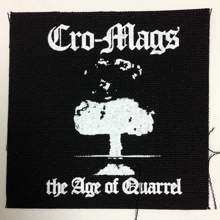 Age of Quarrel (エイジ オブ クォレル) 布パッチ／CRO MAGS (クロ