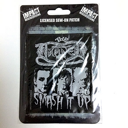 Smash It Up Woven Patch  (スマッシュ イット アップ ウーヴェン パッチ) ワッペン／The Damned (ザ ダムド)【バンドグッズ（布パッチ/ワッペン）】